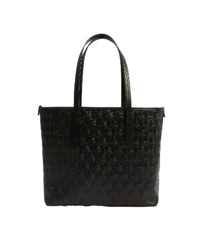 Embossed Leather Little Tote Bag