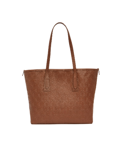 Embossed Leather Little  Tote Bag