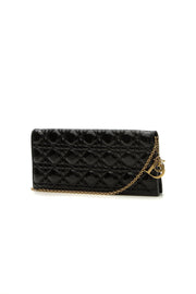 Cannage Lady Dior Clutch Bag - Black