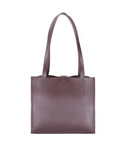 Dark Brown Suede Mini Tote Bag