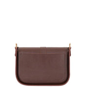 Dark Brown Saddle Buckle Bag