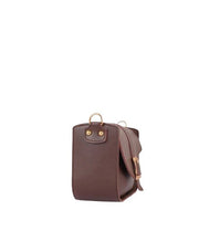 Dark Brown Saddle Buckle Bag